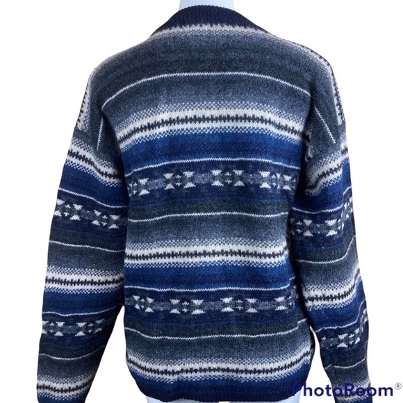 Vintage Royal Scott All Pure Wool Plaid Knit Sweater Size M Unisex Size M - Picture 4 of 8